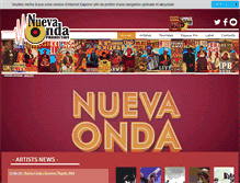 Tablet Screenshot of nuevaonda.fr